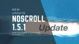 NoScroll 1.5.1 New Settings Screen, uninstall protection